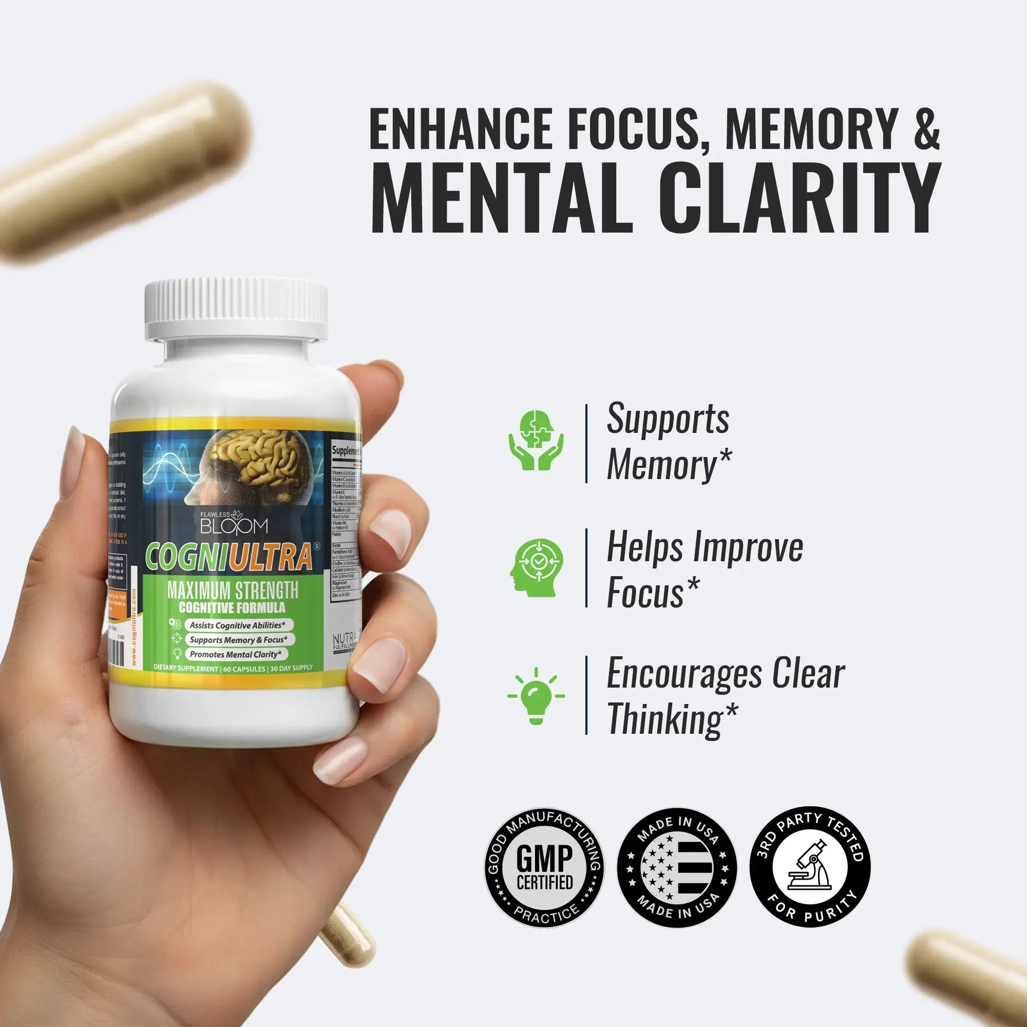 CogniUltra | Cognitive Support Formula with Potent Ingredients