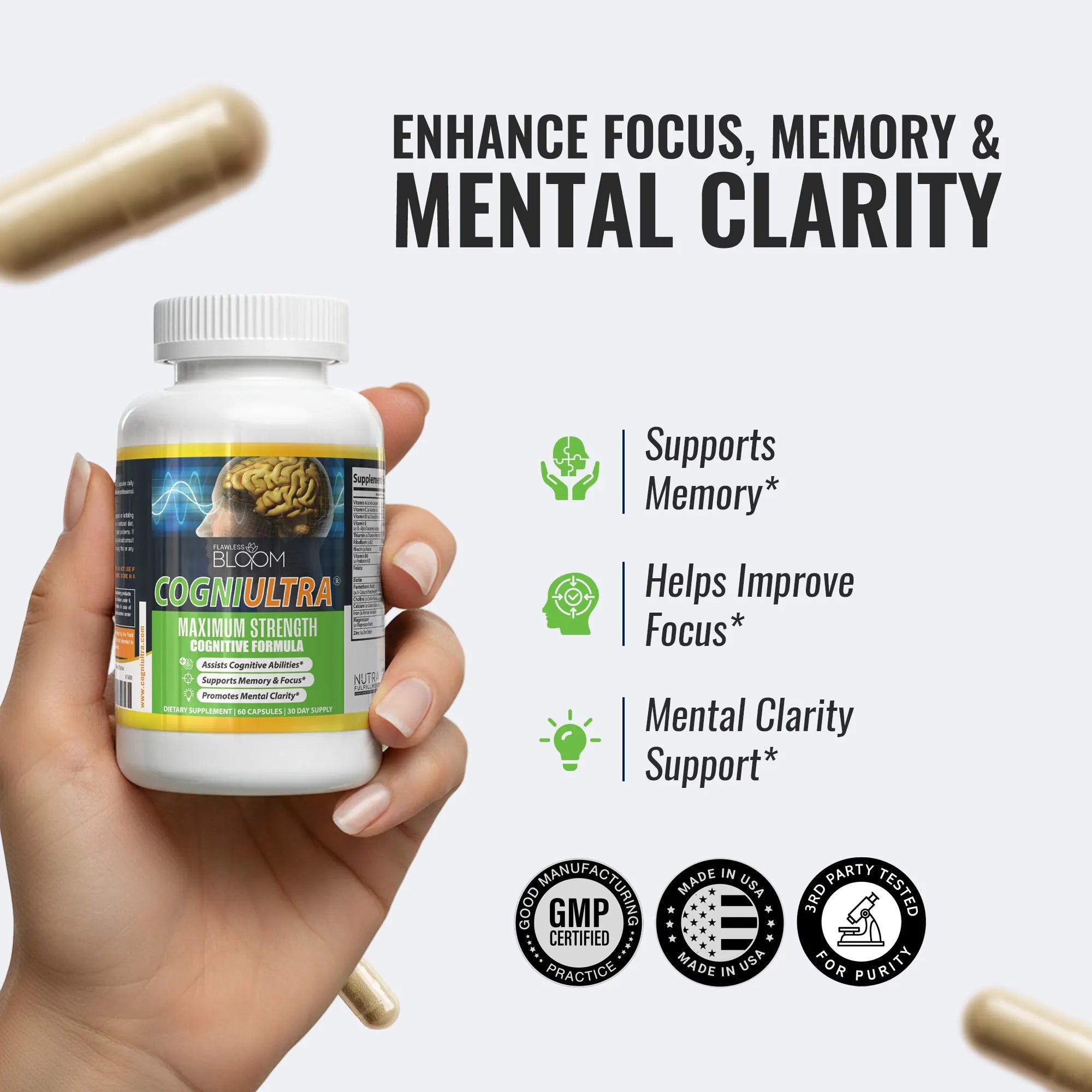 CogniUltra® | Cognitive Support Formula with Potent Ingredients