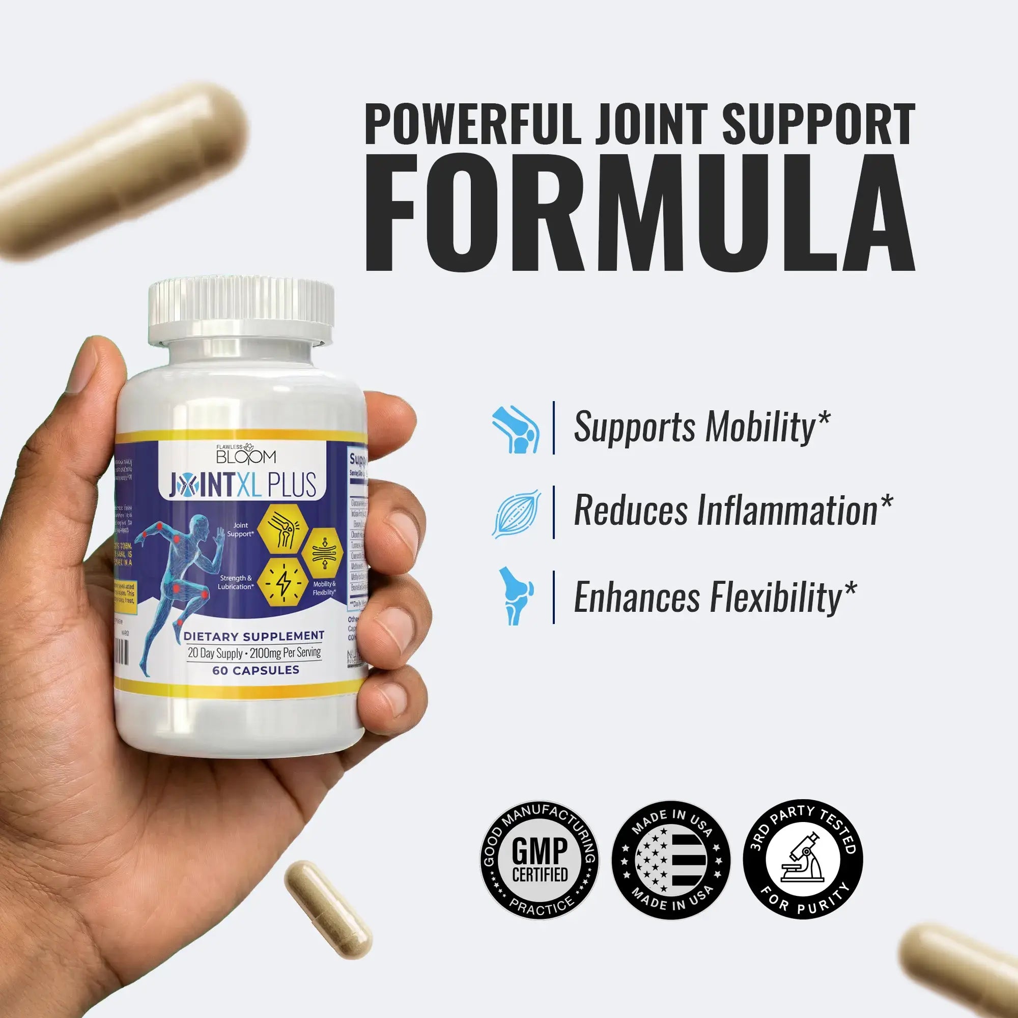JointXL Plus - Advanced Joint Support Supplement with Glucosamine