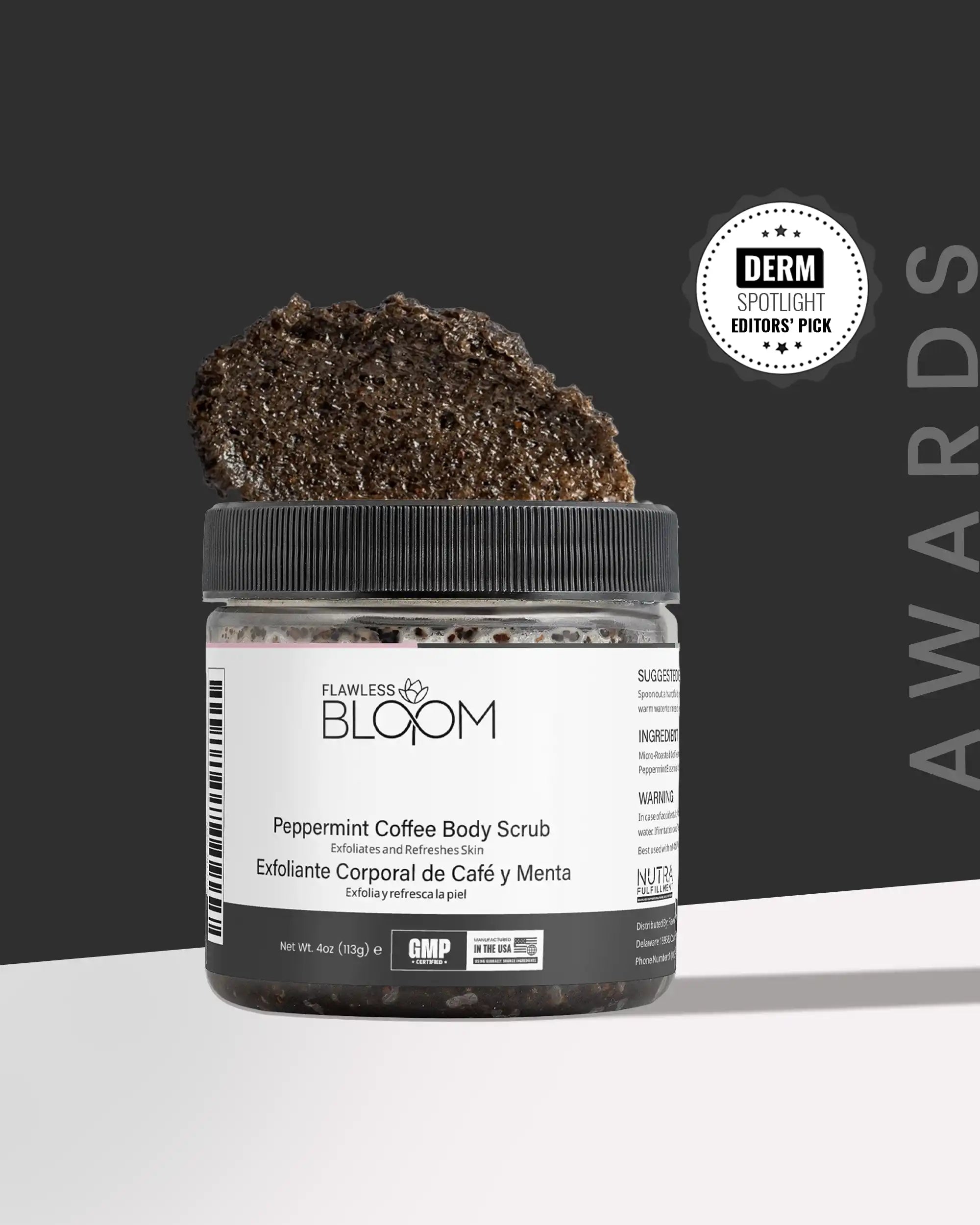 Peppermint Coffee Body Scrub