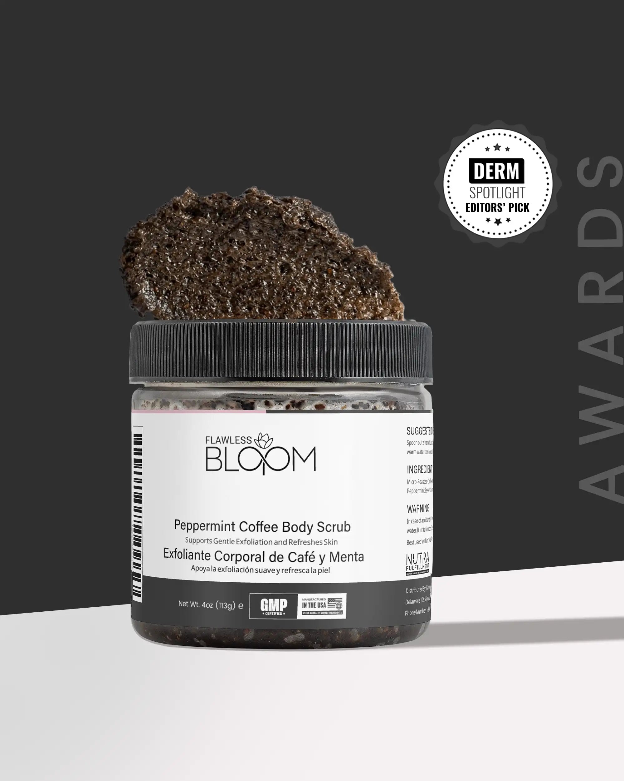 Peppermint Coffee Body Scrub