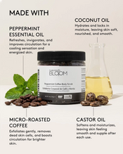 Peppermint Coffee Body Scrub