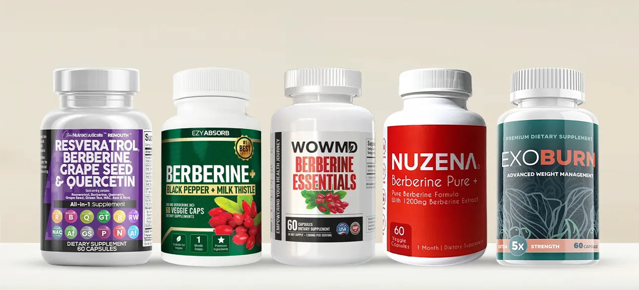 Top Berberine Supplements for Weight Loss, Blood Sugar & Heart Health