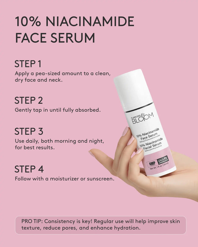 10 niacinamide face serum how to use