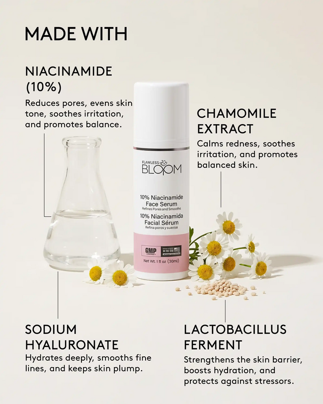 10 niacinamide face serum ingredients