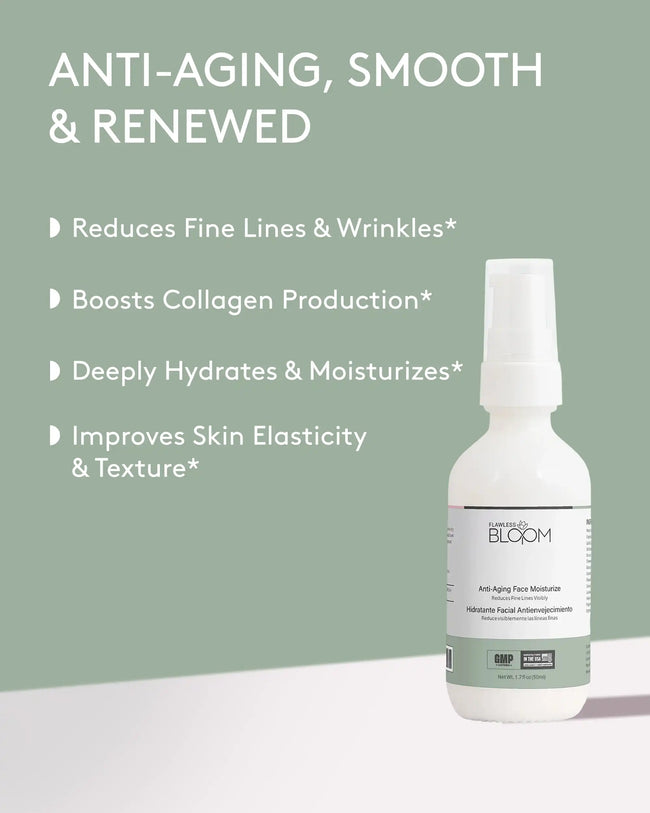 Anti aging face moisturizer benefit