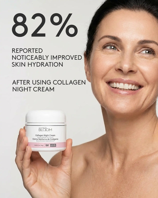 Collagen night cream percentage
