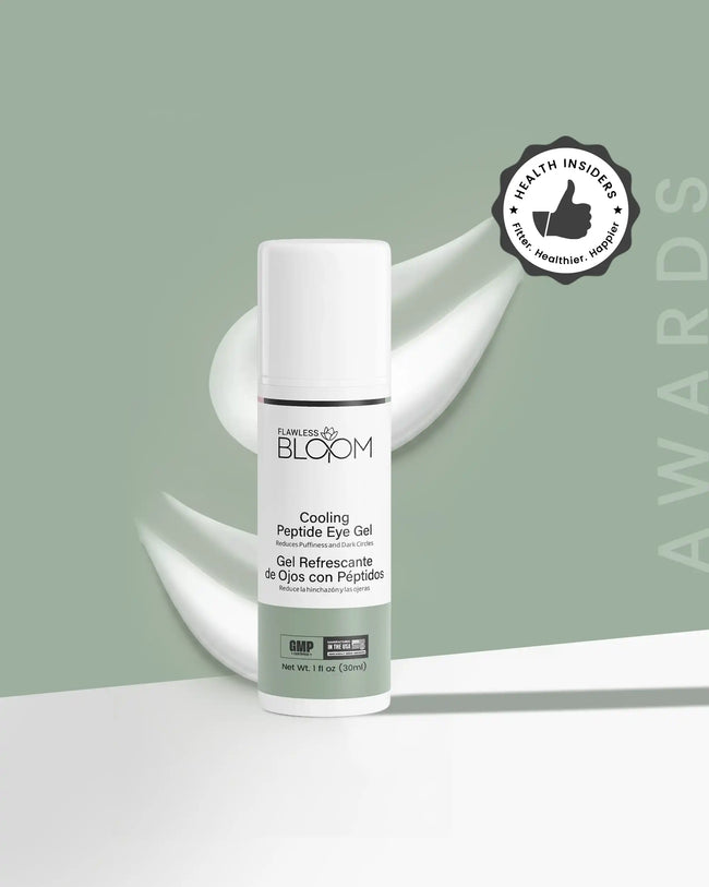 Cooling peptide eye gel feature