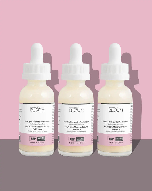 Dark spot face serum normal skin shadow