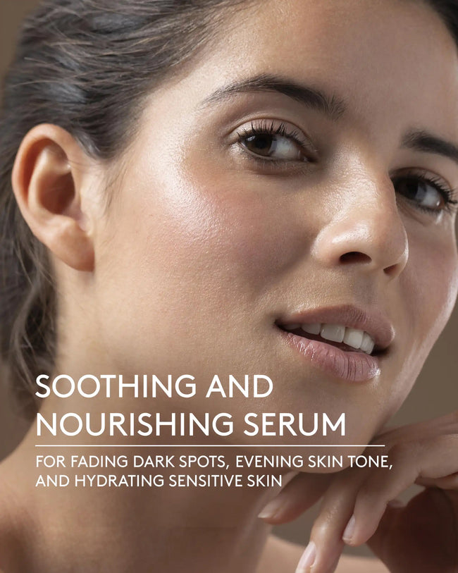 Dark spot face serum sensitive skin one liner