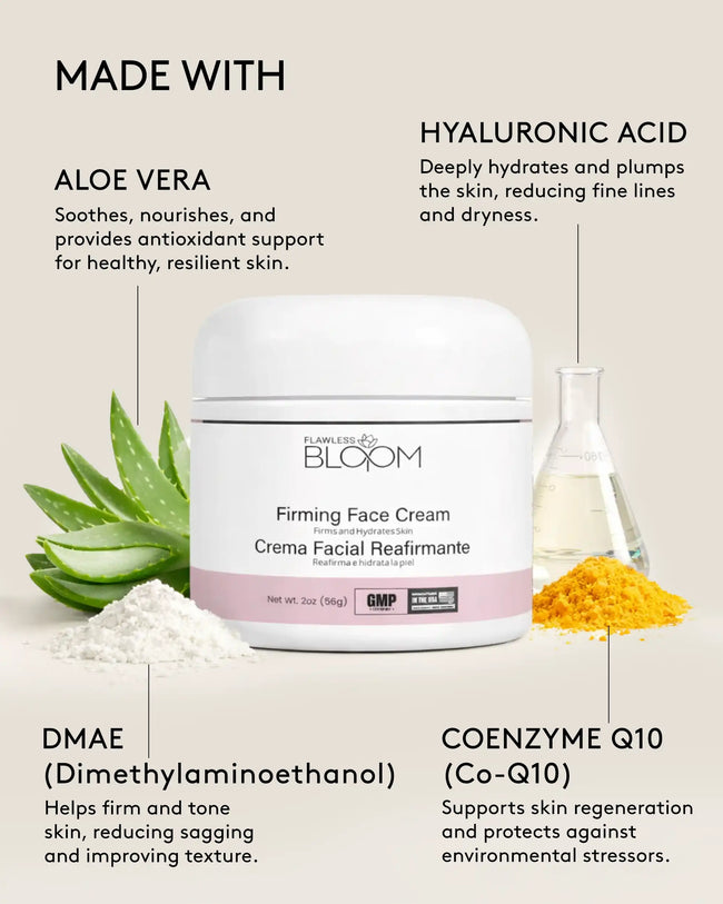 Firming face cream ingrediants