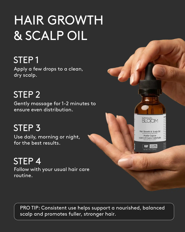 Hair growth scalp oil how to use