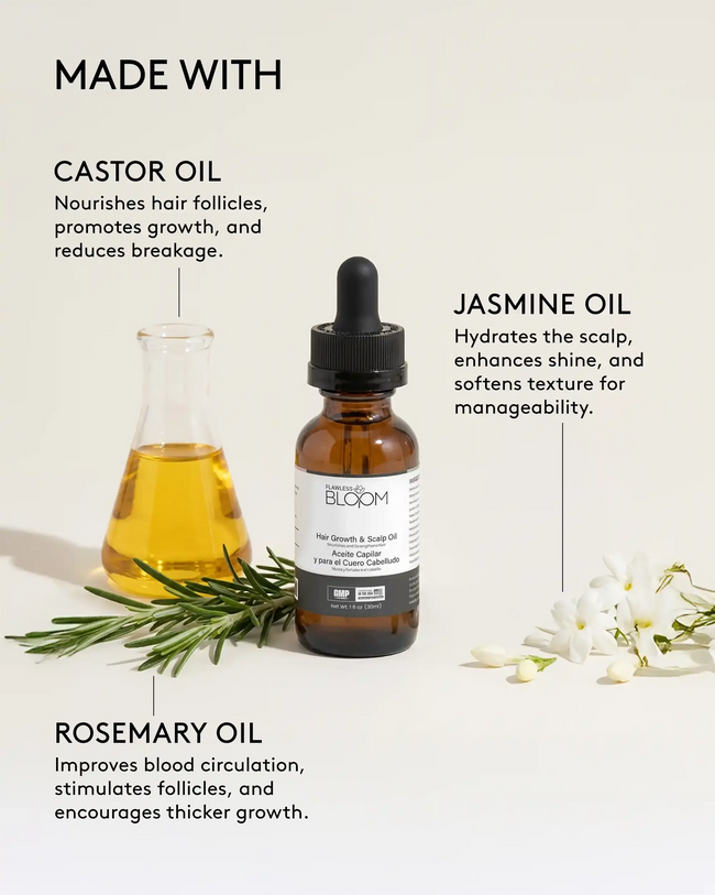 Hair growth scalp oil ingredients