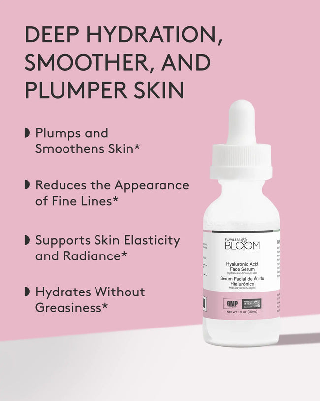 Hyaluronic acid face serum benefit