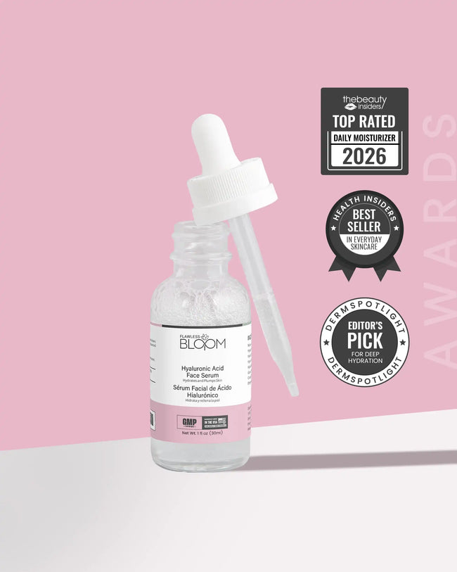 Hyaluronic acid face serum feature