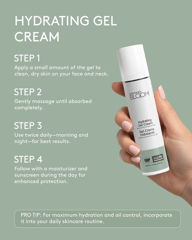 Hydrating gel cream how to use