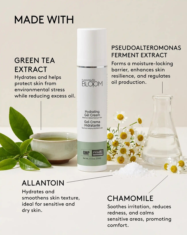 Hydrating gel cream ingredients