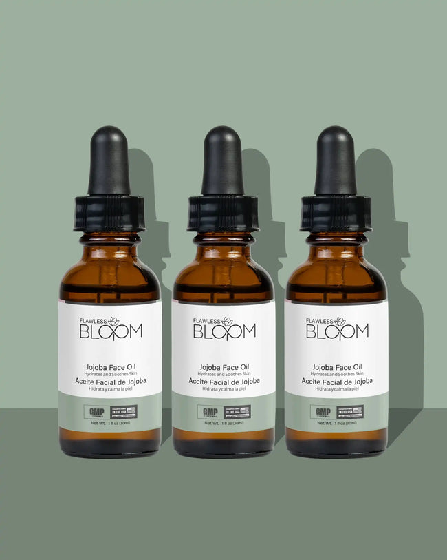 Jojoba face oil 3 bottle