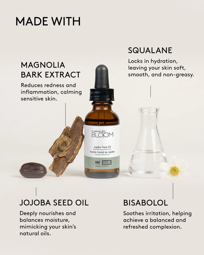 Jojoba face oil ingredients