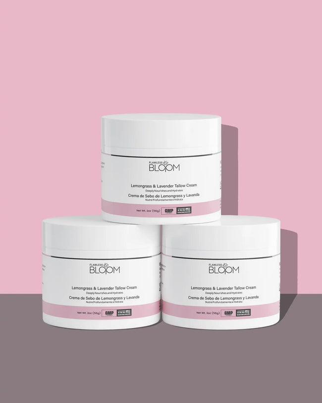 Lemongrass lavender tallow cream shadow