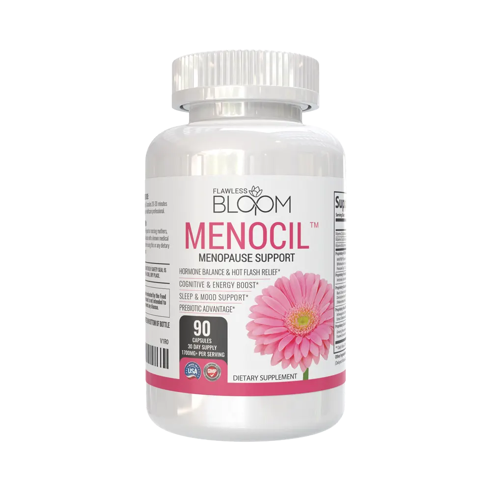 Menocil – Formule de soutien à la ménopause avec des ingrédients naturels