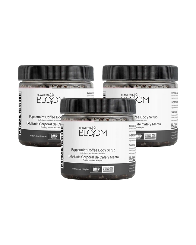 Peppermint coffee scrub 2