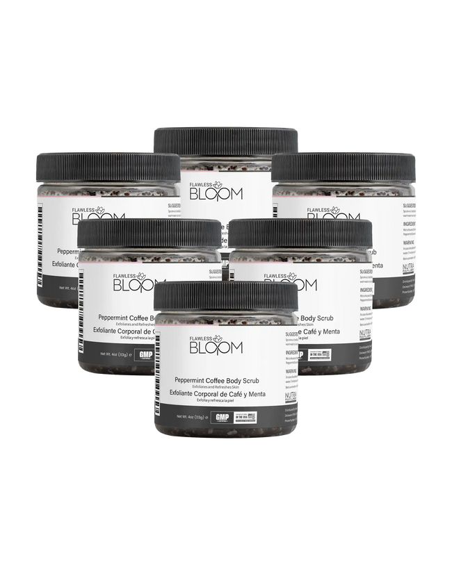 Peppermint coffee scrub 3