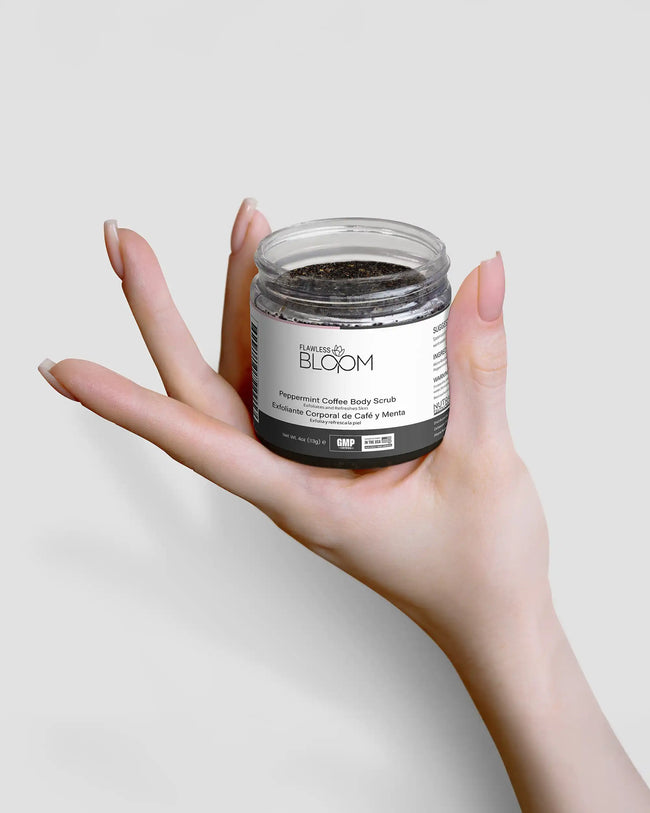 Peppermint coffee scrub 7