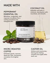 Peppermint Coffee Body Scrub