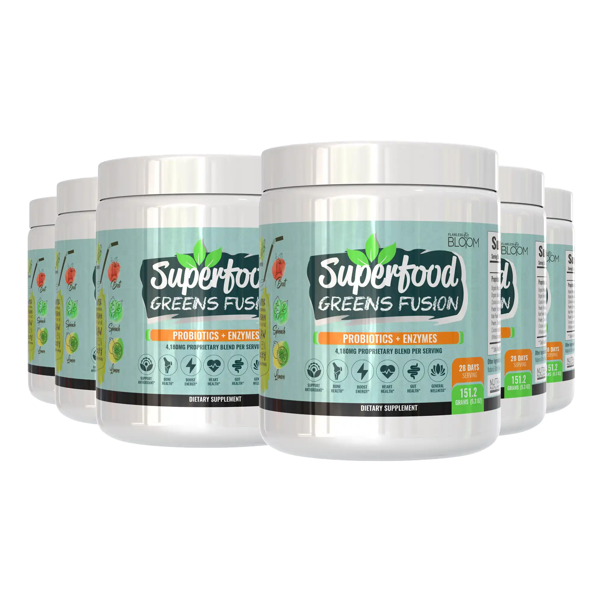 Superfood Greens Fusion 6 Bottles