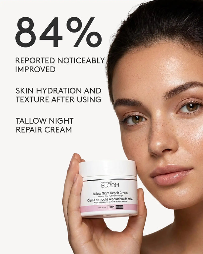 Tallow night repair cream percentage