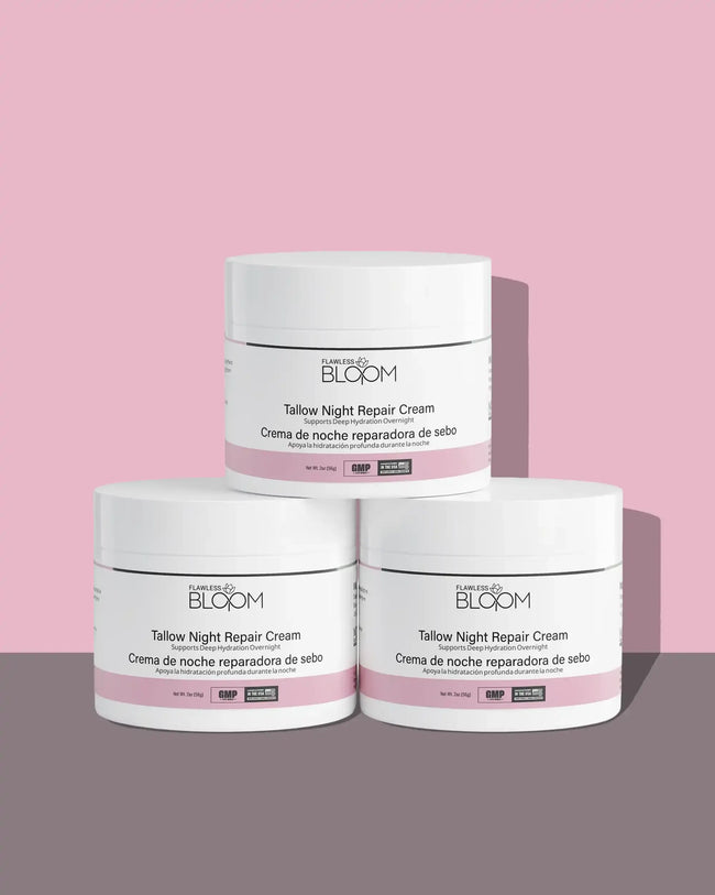 Tallow night repair cream shadow