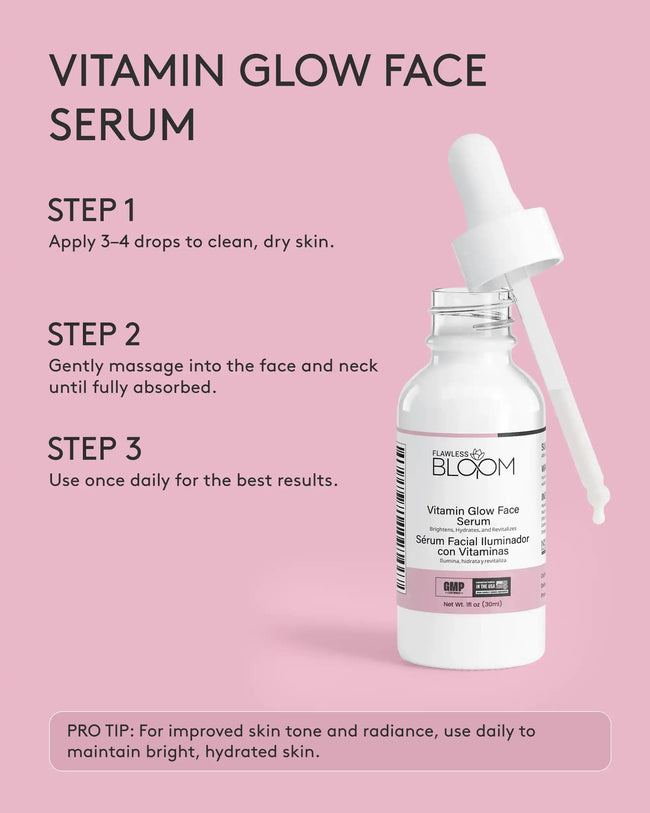 Vitamin glow face serum how to use